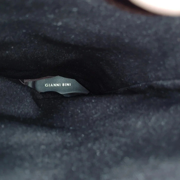 Vintage Gianni Bini Boots Dark Brown Suede Leather Fringe 9M Low Brazil - Picture 14 of 16